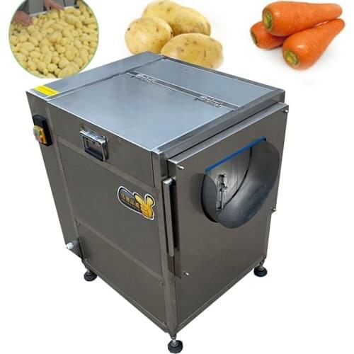 Fruit Vegetable Brush Washing Equipment Cassava Cleaning Ginger Washer Industrial Potato Peeling Machine