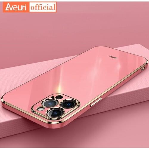 Luxury Silicone i Phone Case For iPhone 12 Mini 11 Pro Max SE 2020 Plating Ring Cover For iPhone X XR XS Max 6 6S 7 8 Plus Case
