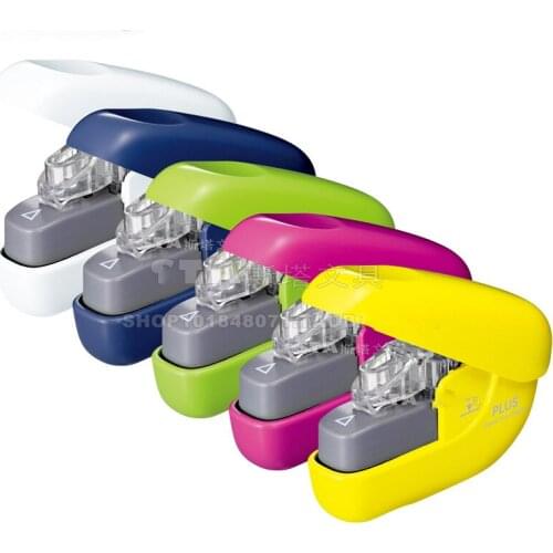 Staple-free staples labor-saving safety perforation students with multi-function stapler shear book office stationery