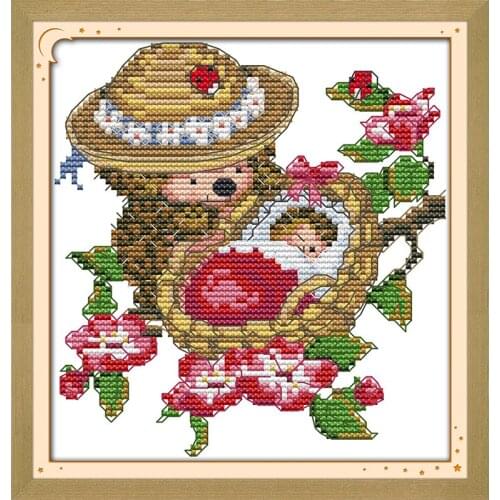 The creation of a new life. cross stitch kit 14ct 11ct count print canvas stitches embroidery DIY handmade needlework plus