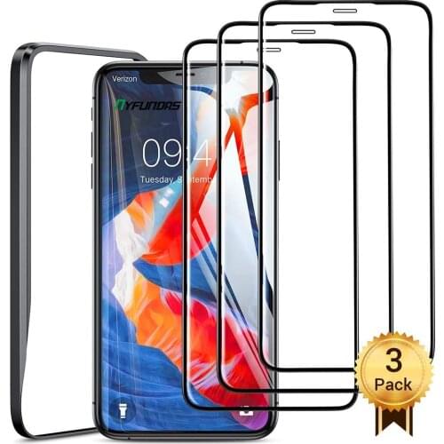 3D Full Cover Screen Protector for iPhone 11 Pro Max XR X XS 8 Plus 7 6 6S SE 2 2020 Tempered Glass Protection Film verre trempe