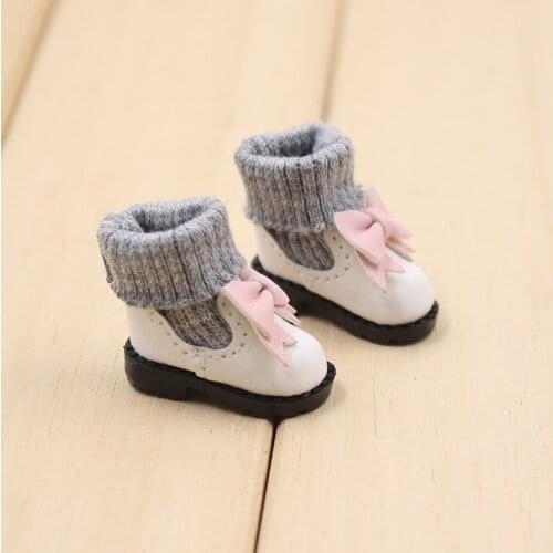1/6 Dolls Bow Boots Shoes For Blythe BJD Licca/Momoko/Azone Dress Up Accessories