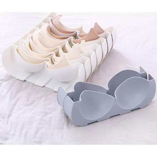 2pcs Plastic Bra Storage Box Closet Underwear Organizer Drawer Divider Durable