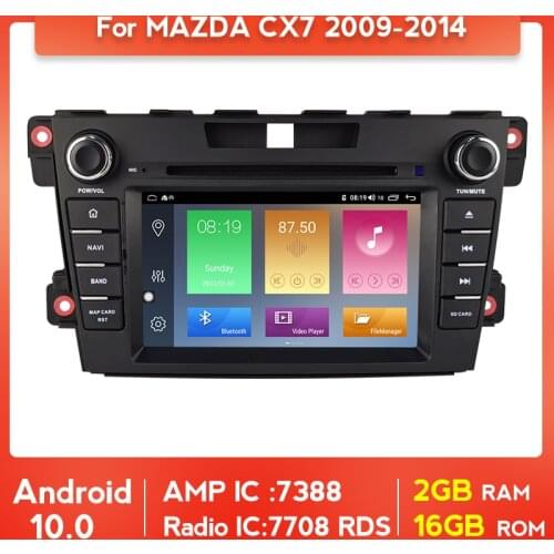 Tomostrong Car DVD player For 2007 2008 2009 2010 2011-2014 MAZDA CX-7 cx7 cx 7 WIFI bluetooth FM Android GPS Navigation