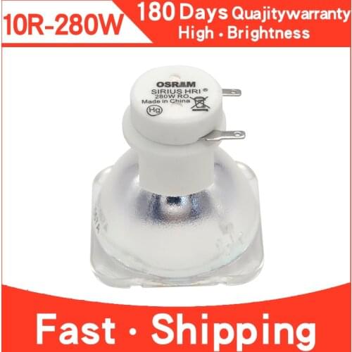 Free shipping Stage lighting 10R Lamp Sirius OSRAM HRI 280W lamp for moving heads beam lamp
