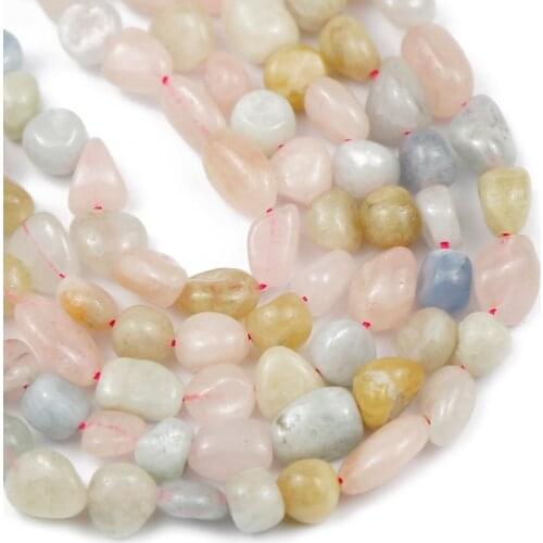 Multi-color Morgan Agates beads Natural Stone Irregular Gravel Spacer loose beads for Jewelry Bracelet Making DIY accessories 15