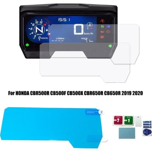 For HONDA CBR500R CB500F CB500X CBR650R CB650R 2019 2020 Dashboard Screen Protector Cluster Scratch Screen Protection Film