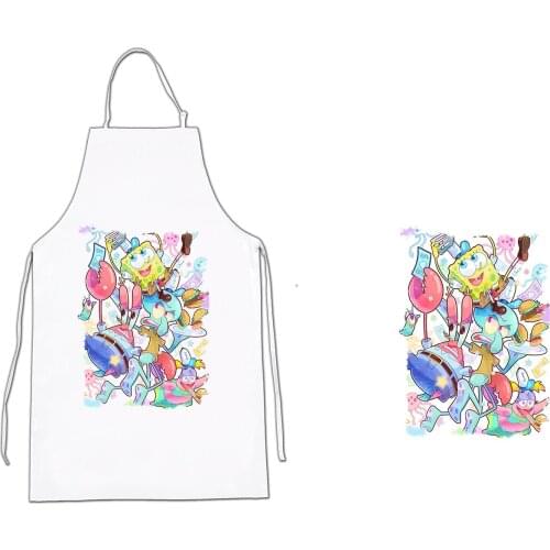 Apron A3 CHARACTERS UNDER THE SEA kitchen kitchen apron