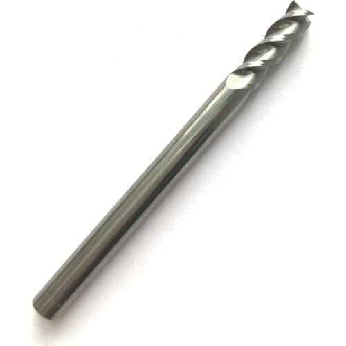 1pc 3mm D3*8*D3*50 HRC50 3 Flutes Milling cutters for Aluminum CNC Tools Solid Carbide CNC flat End mills Router bits