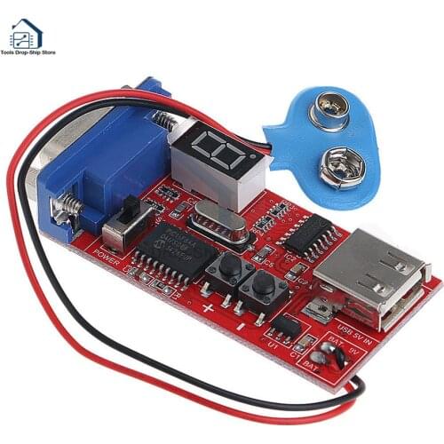 VGA Signal Generator LED LCD Display Tester Monitor Detector 15 Signal Output USB Battery Power Supply DC 7-12V