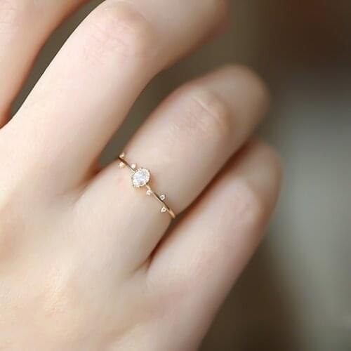 Dainty Cute Womens Fashion Slim Twigs Memorial Dainty Rings Delicate Rings Jewelry Gift Wedding Rings Fashion Jewelry