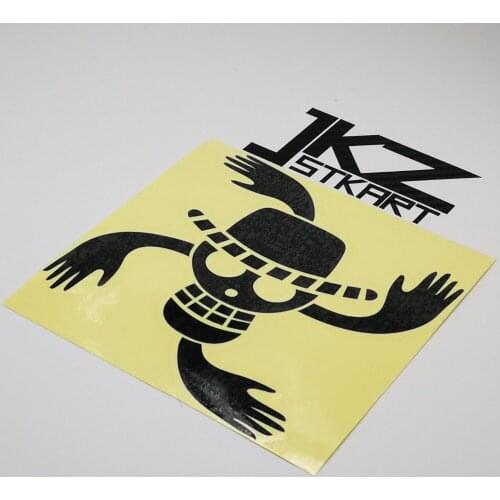 JKZ STKART One Piece Nico Symbol Vinyl Die Cut Stickers Decals 12 x 12 cm ATV Car Motor Bike Truck Helmet Decorated Stickers