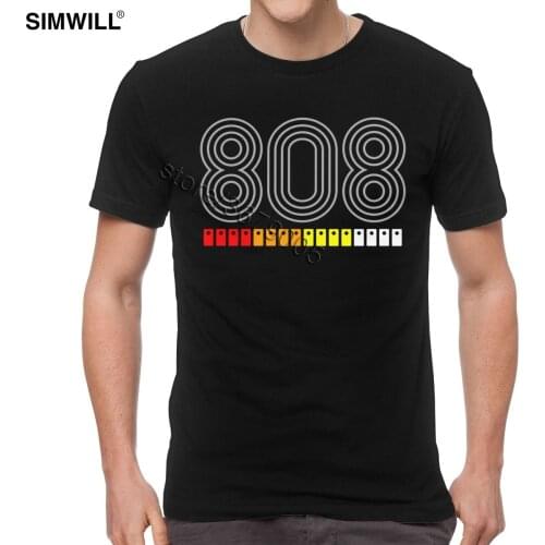 808 Classix Tee Shirt Men Cotton Classic Music Synth Drum Machine T-Shirt Vintage Urban Fashion Brand T Shirt Clothing Oversize