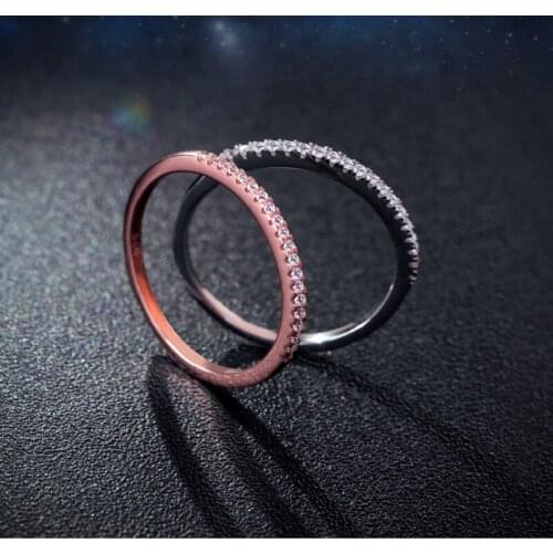 Material S925 Sterling Silver Ring Tassel Iadies Single Row Diamond Ring Miss You Tail Ring Supply