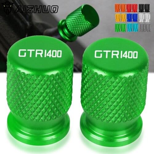 GTR1400 Motorcycle CNC Vehicle Wheel Tire Valve Stem Caps Cover Accessories FOR KAWASAKI GTR 1400 CONCOURS 2007-2017 2016 2015