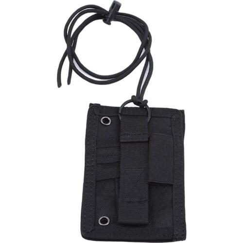 Outdoor Fashion Nylon Adjustable Removable Lanyard Military Vertical ID Card Credit Card Accessories Gift