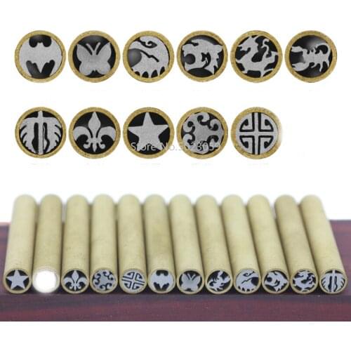 Mosaic Rivets for Knife Handle Diameter 5mm Mosaic Screw Nail for DIY Knife Handle Material Brass Tube Length 45mm