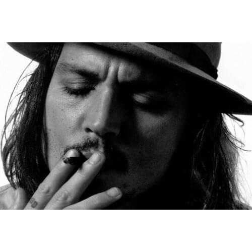 Nice Johnny Depp Anime Poster Silk Fabric Wall Art Poster Print Painting Nature Decoration Pictures Modern Home Decor Poster