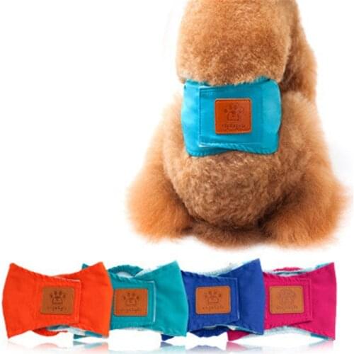 New Male Pet Dog Solid Color Physiological Pants Courtesy Harassment Pants For Male Underwear Anti-urinary For Boy Dog Cat