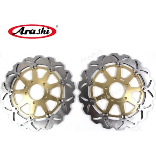 ARASHI TL R 1000 Motor CNC Front Brake Discs Disks Rotors For SUZUKI TLR TL-R TL1000R TLR1000 1998 1999 2000 2001 2002 2003