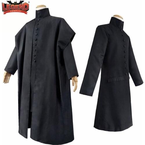 Professor Severus Snape Cosplay Costume Full Suit Adult Mens Halloween Cloak Robe Uniform costume