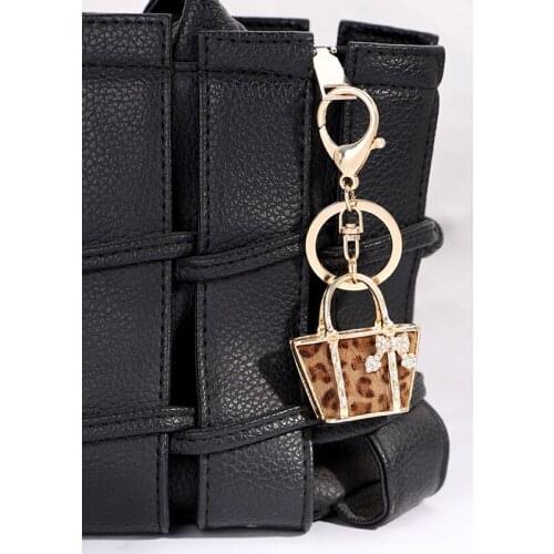 Luxury Key Chain Horse Fur Handbag Keychains For Girls Fashion Women Bag Charm Pendant Car Key Ring Female Keyrings Trinket