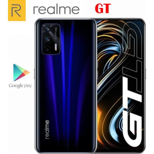 Original Official New Original Realme GT 5G Cell Phone 6.43inch 120Hz Snapdragon 888 64MP 4500Mah 65W Flash Charge 64MP NFC