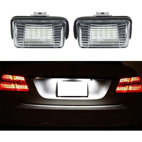 LED License Plate Lights For Peugeot Partner 206 207 306 307 308 406 507 5008 Car Lighting Number Lamp License Signal Lamp