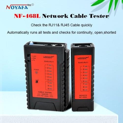 NF-468L Cable continuity tester RJ45 RJ11 cable tester network wire tracker NF_468L