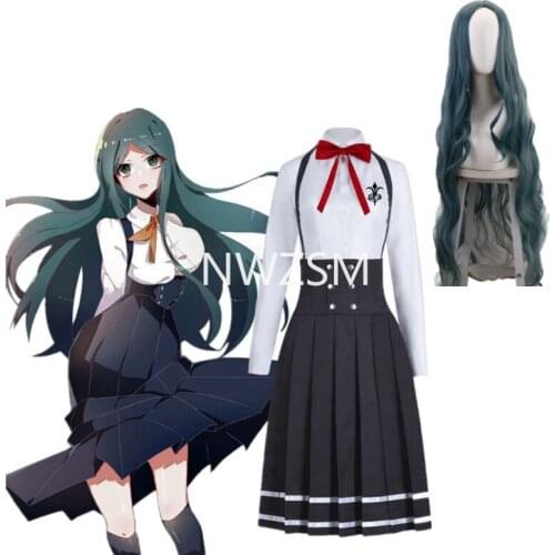 Anime Danganronpa V3 Shirogane Tsumugi Original Edition JK Uniform Cosplay Costume Women Halloween Party suits