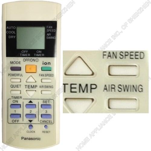 4 pieces/lot)Replacement for Panasonic Split And Portable Air Conditioner Remote Control A75C600 Air conditioning parts