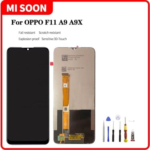LCD For OPPO F11 A9 Display Touch Screen Digitizer Assembly For OPPO F11 A9 LCD Screen with Disassembly tools