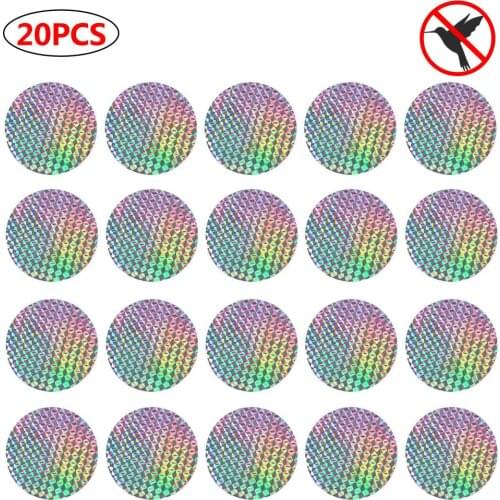 10/ 20pcs Bird Repellent Tape Reflective Anti Bird Scare Eflective Stick Tape Pigeons For Garden Courtyard Window espanta cuco