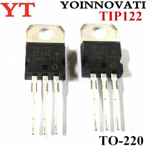 10PCS TIP122 TO-220 5A 100V NPN