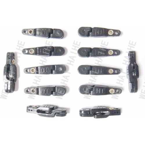 100pcs Black red yellow Padded Release Clip