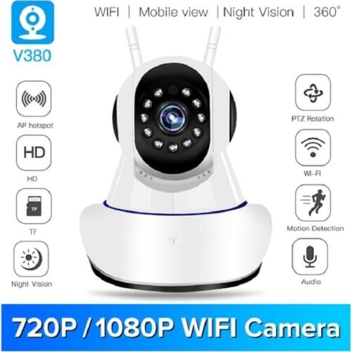 1080P/720P Home Security IP Camera Wireless Smart WiFi TF Camera Audio Recorder Surveillance Baby Monitor HD Mini CCTV Camera