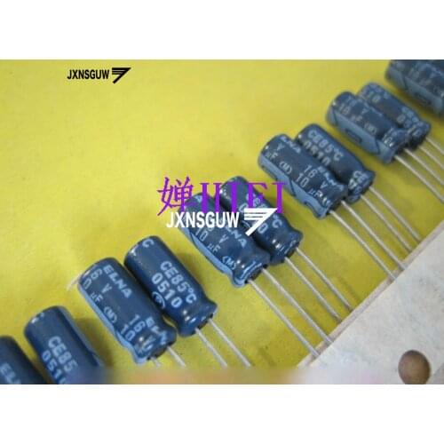 20PCS ELNA RE3 16V10UF 5X11MM Dark audio Aluminum electrolytic capacitors 10uF/16V 85 degrees 10UF 16V