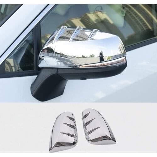 For Toyota Highlander Kluger 2020 2021 ABS Plastic Accessories Car Side Door rearview mirror Cover Trim Car styling 2 Pieces/Set