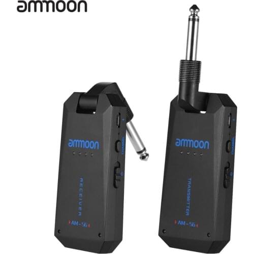 Wireless 5.8G Guitar System Rechargeable Audio Transmitter Receiver for Electric Guitar Amplifier for guitar accessorie