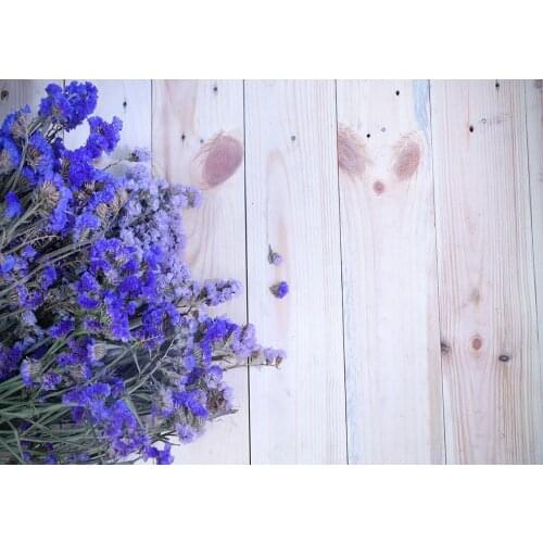 Flower Wooden Texure Plank Vinyl Cloth Photograpy Backdrops for Photo Studio Baby Newborn Goods Cream Handcraft Photo Background