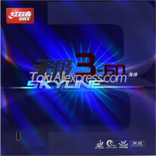 DHS SKYLINE 3-60 Table Tennis Rubber Sky Line 3-60 (Control / Loop) Original DHS Ping Pong Sponge