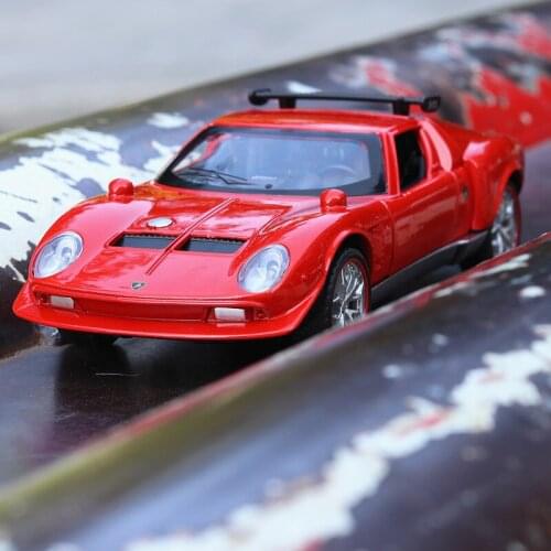 Electric Die-cast Children Toys Scale Car Models Metal Vehicle Collectible Auto mkd3 Rambo Miura Concept 1965 Vintage Sports Car