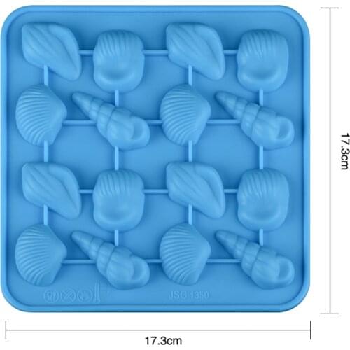 Creative Silicone Shell Starfish Conch Sea Silicone Mold Fondant Cake Decorating Tools Soap Mold Cake Chocolate Baking Tool