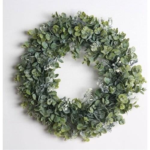 Simulation wreath wedding decoration venue layout props Valentines day wreath decoration door knocker pendants Drop Ship 2021