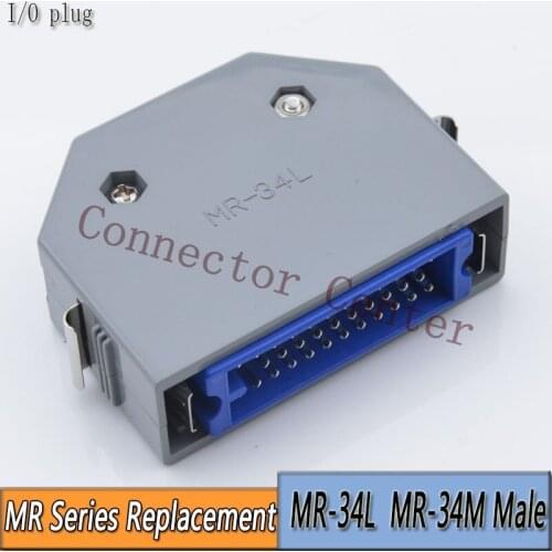 MR series of connectors 34Pin male Conpatible with MR-34M+ MR-34L