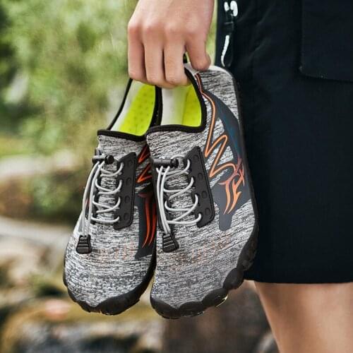 Socks Diving Summer 2020 Couple Swimming Beach Water Shoes Upstream Aqua Shoes Men Footwear Barefoot Shoes spring Big Size 48