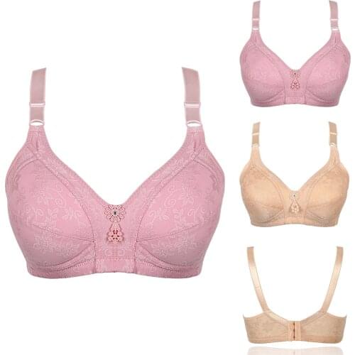 New Half Cup Bra Lace Push Up Bra Women Fashion Printed Bra Wire Free Underwear One-Piece Bra Everyday Underwear Sexy Lingerie