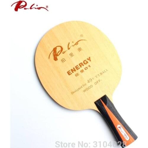 Palio official energy 01 table tennis blade special for 40+ new material table tennis racket game loop and fast attack 3ply wood