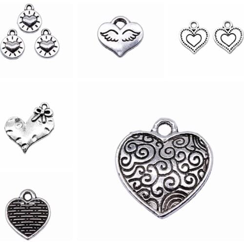 Sejuani diy charms for jewelry making kit pendant for bracelet jewelry accessories Heart Charms