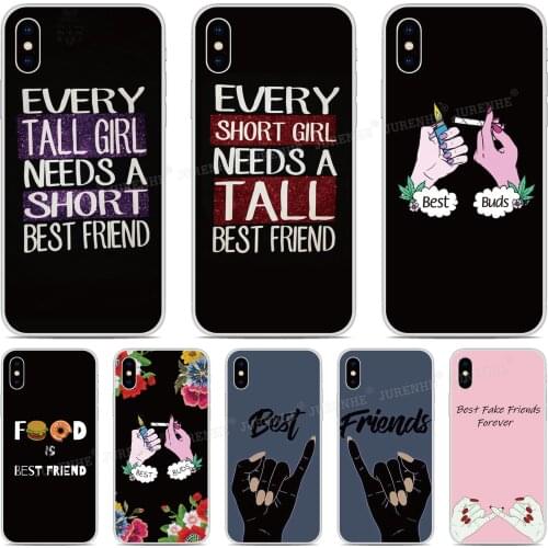 Custom Silicone Cover Bff Best Buds Friend For Vodafone Smart N11 V11 N10 V10 X9 E9 C9 N9 Lite V8 N8 E8 Prime 6 7 Phone Case